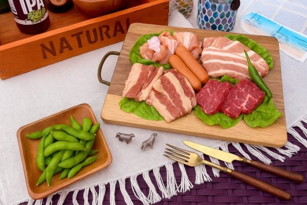 お得プランBBQのお料理